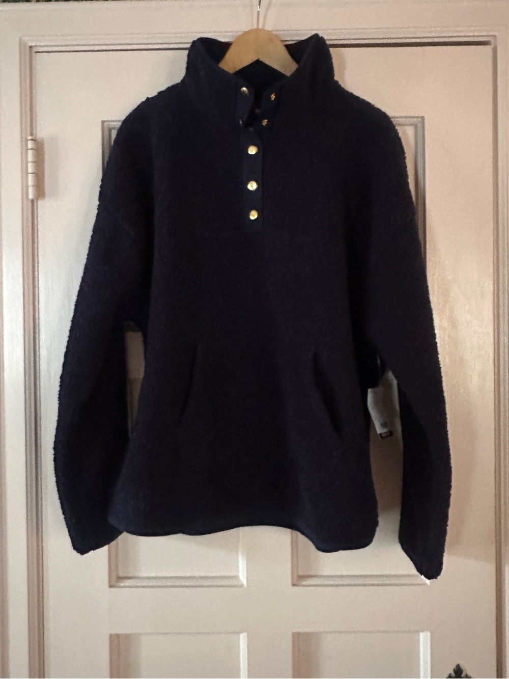 SONOMA fleece funnel neck Navy XL